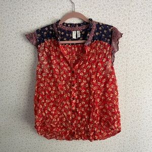 Meadow Rue Multi Colored Blouse